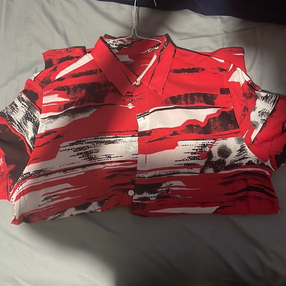 Hugo Boss Other - Hugo boss, S, Red, white, and black short sleeve